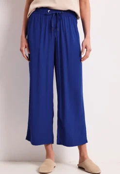 High Waist broek met wijde pijpen in Loose Fit