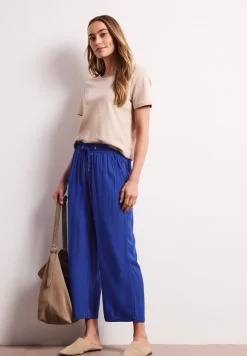 High Waist broek met wijde pijpen in Loose Fit