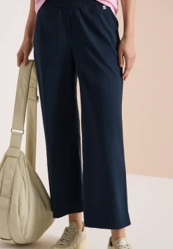 High Waist broek met wijde pijpen in Loose Fit