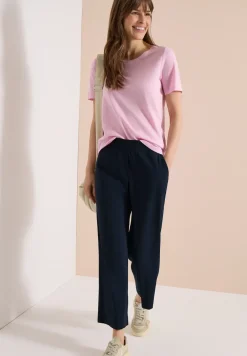 High Waist broek met wijde pijpen in Loose Fit