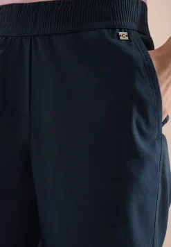 High Waist broek met wijde pijpen in Loose Fit