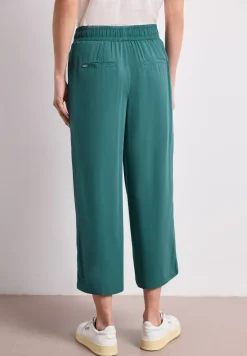 High Waist broek met wijde pijpen in Loose Fit