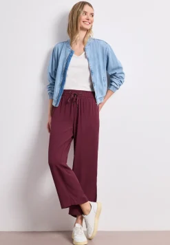 High Waist broek met wijde pijpen in Loose Fit