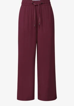 High Waist broek met wijde pijpen in Loose Fit
