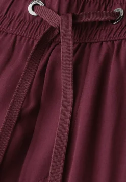 High Waist broek met wijde pijpen in Loose Fit