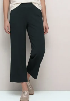 High Waist broek met wijde pijpen in Loose Fit