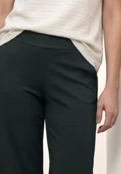 High Waist broek met wijde pijpen in Loose Fit