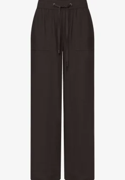 High Waist broek met wijde pijpen in Loose Fit
