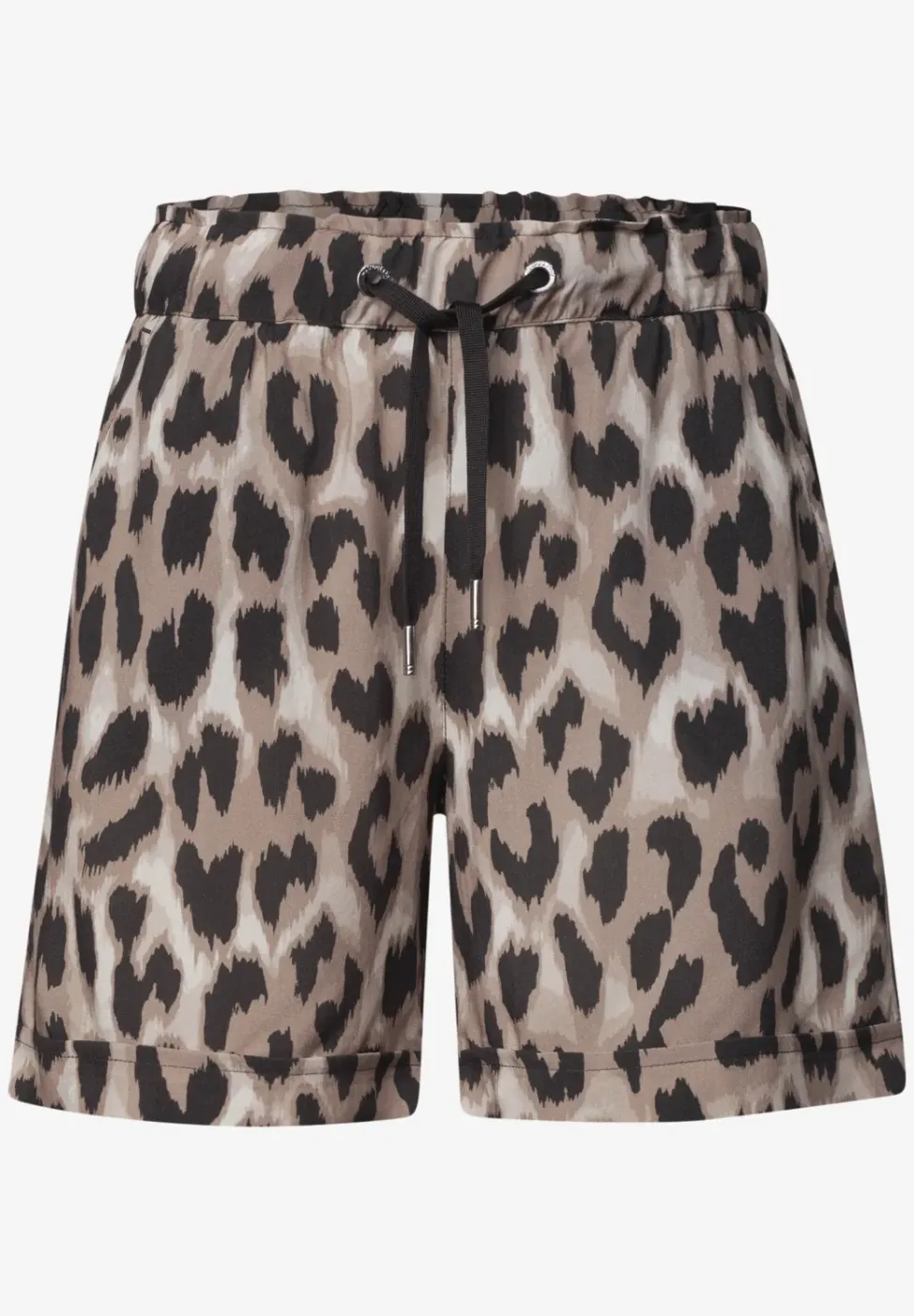 High Waist shorts met paperbag tailleband