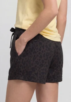 High Waist shorts met paperbag tailleband
