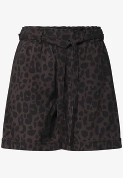 High Waist shorts met paperbag tailleband