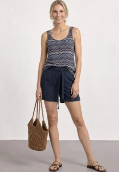 High Waist shorts met riem