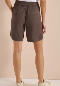 High Waist shorts met Wide Legs en structuur