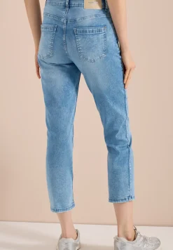 High Waist straight leg jeans in Slim Fit