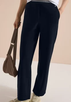 High Waist straight legs broek in Loose Fit