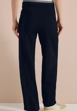 High Waist straight legs broek in Loose Fit