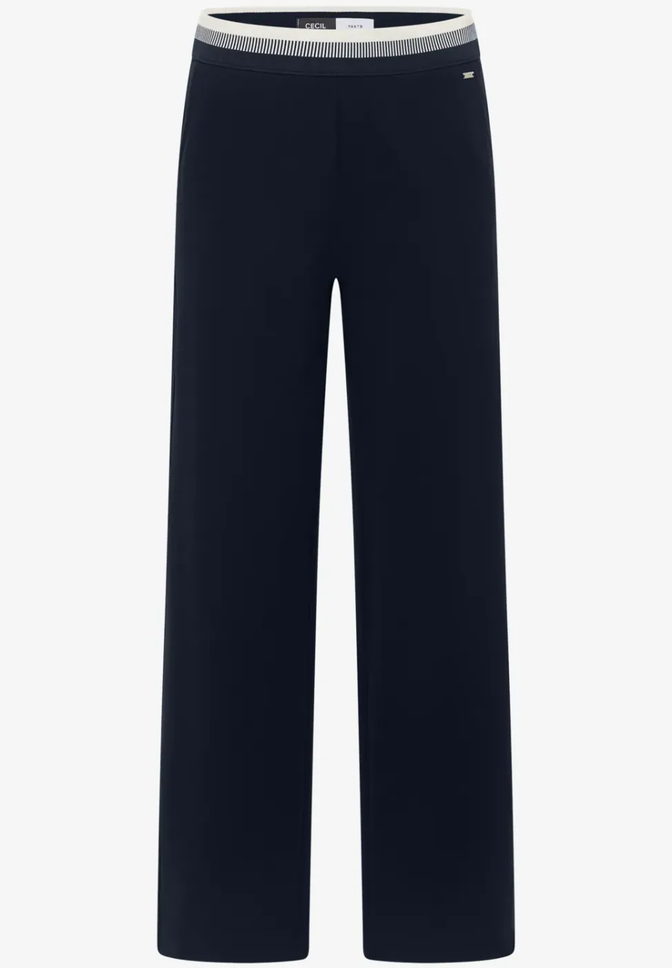 High Waist straight legs broek in Loose Fit