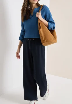 High Waist straight legs broek in Loose Fit