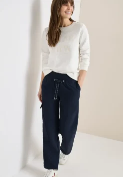 High Waist straight legs broek in Loose Fit