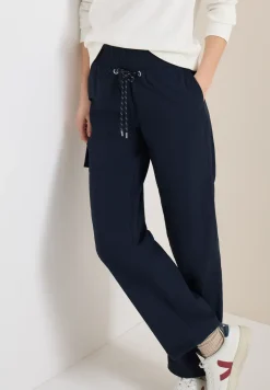 High Waist straight legs broek in Loose Fit