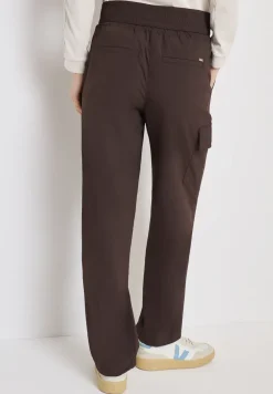 High Waist straight legs broek in Loose Fit