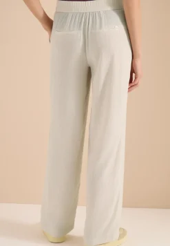 High Waist straight legs broek in Loose Fit
