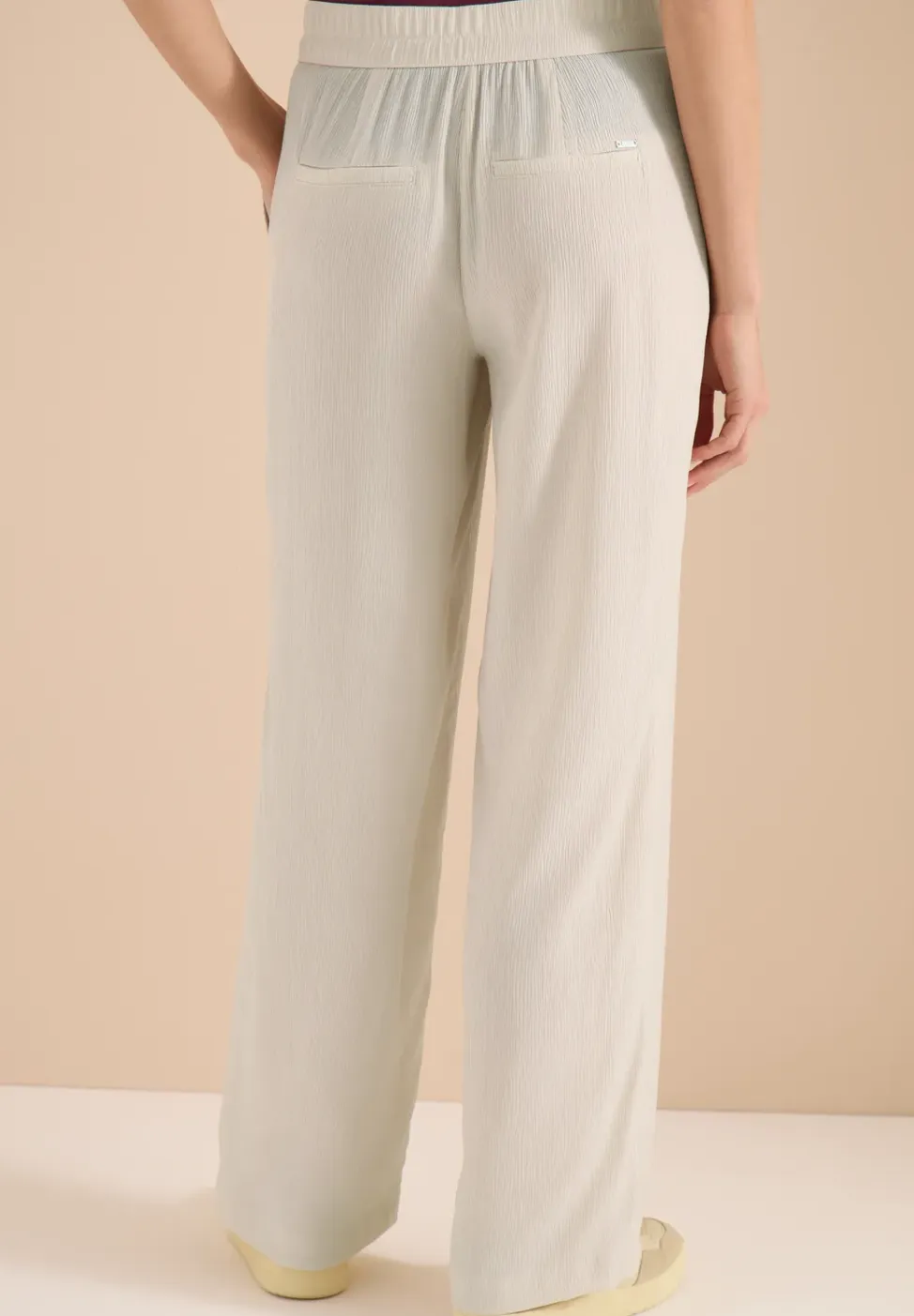 High Waist straight legs broek in Loose Fit