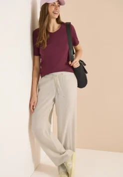 High Waist straight legs broek in Loose Fit