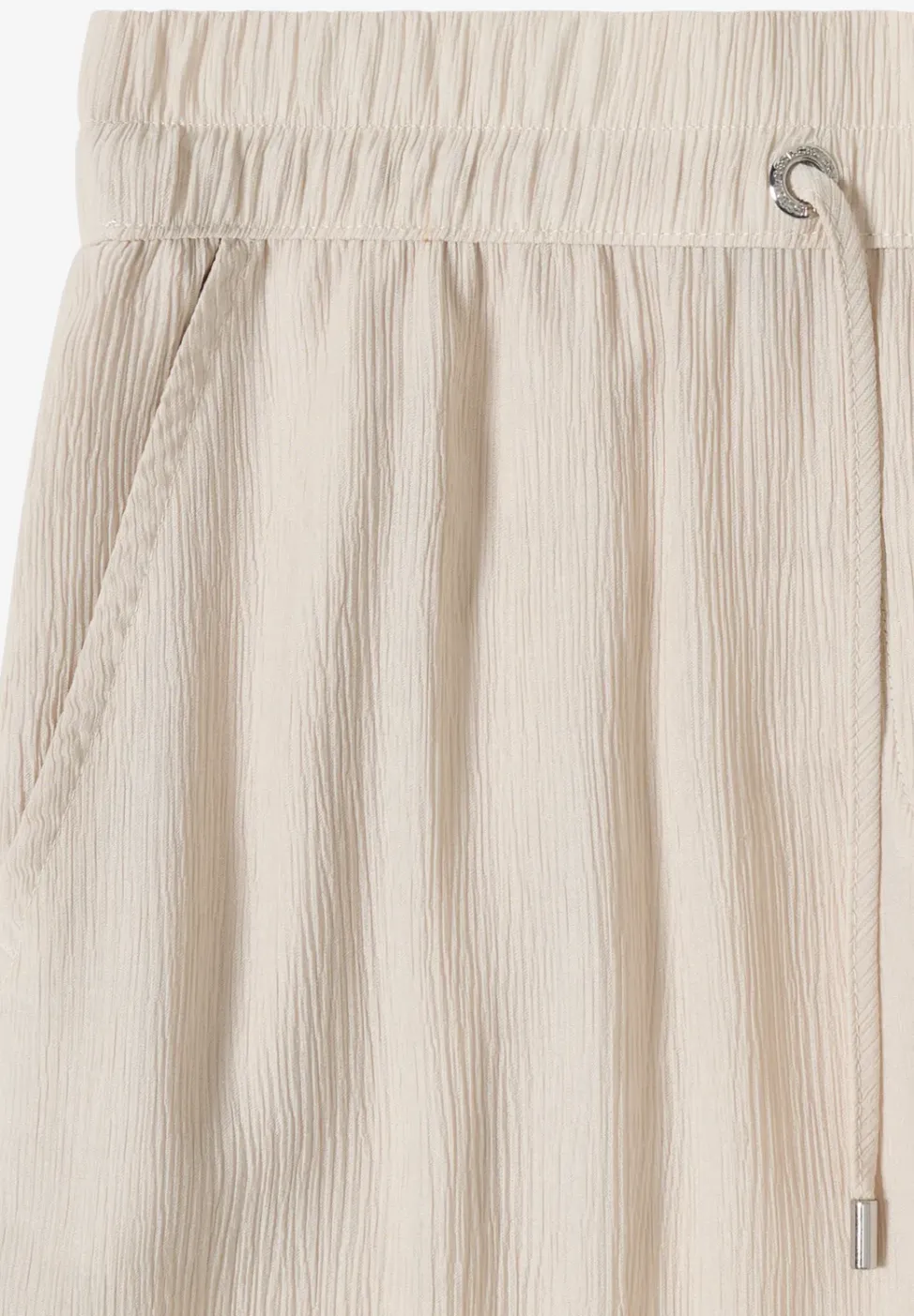 High Waist straight legs broek in Loose Fit