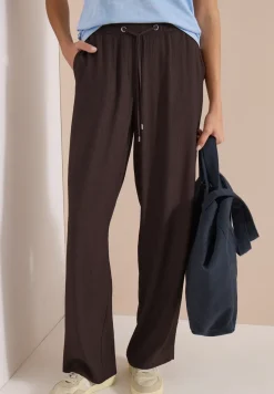 High Waist straight legs broek in Loose Fit