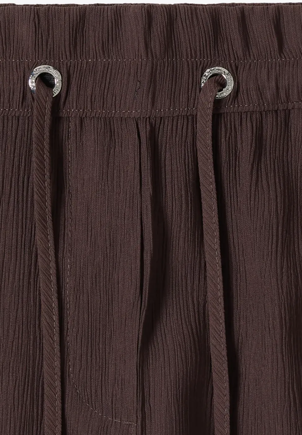 High Waist straight legs broek in Loose Fit