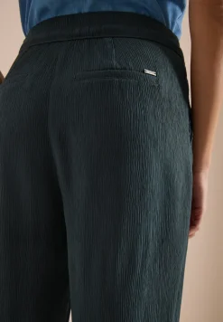 High Waist straight legs broek in Loose Fit