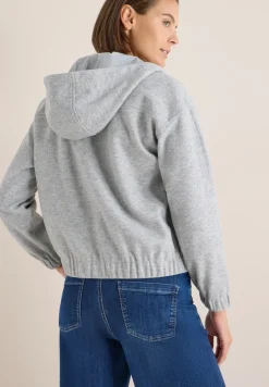 Hoodie blouson in wollook