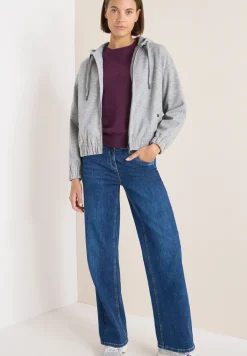 Hoodie blouson in wollook
