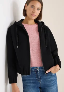 Hoodie blouson in wollook