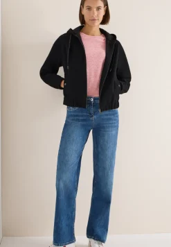 Hoodie blouson in wollook