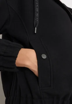 Hoodie blouson in wollook