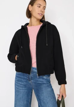 Hoodie blouson in wollook