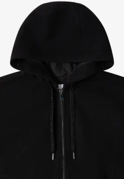 Hoodie blouson in wollook