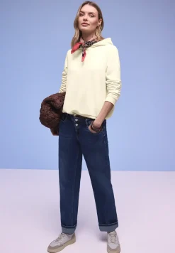 Hoodie in effen kleur