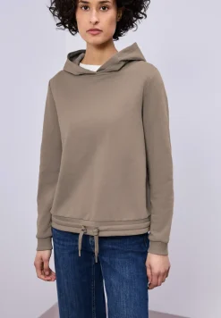Hoodie in effen kleur