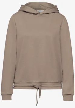 Hoodie in effen kleur