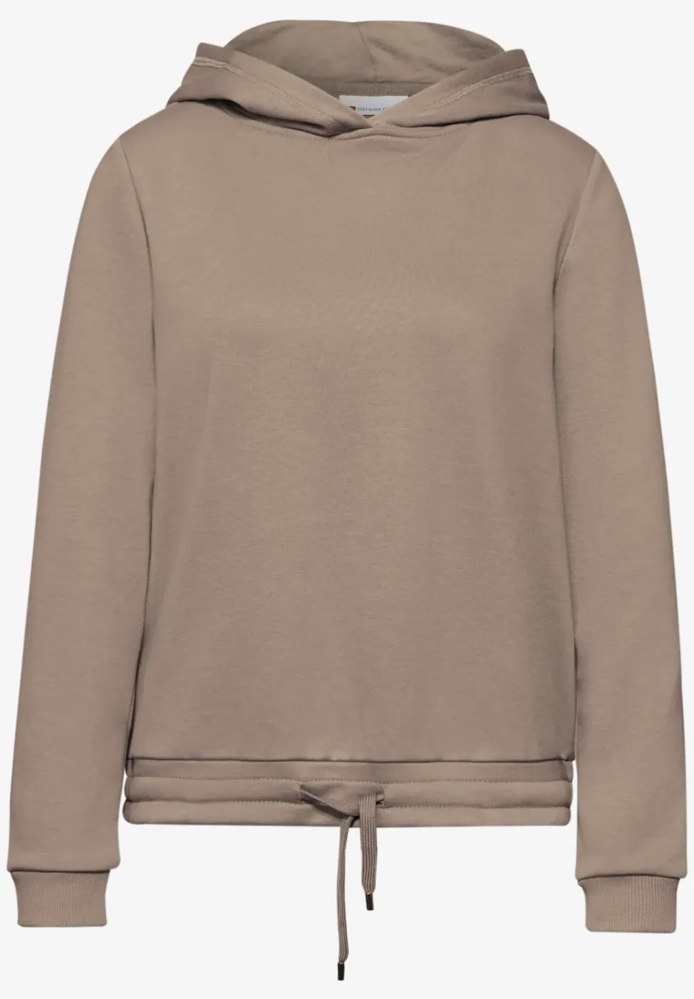 Hoodie in effen kleur