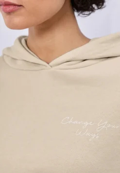 Hoodie met achteropdruk