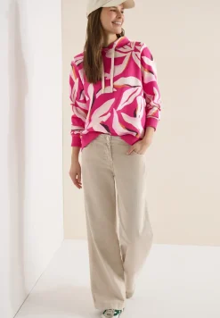 Hoodie met bloemenpatroon