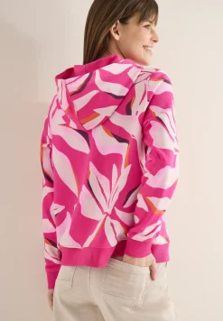 Hoodie met bloemenpatroon