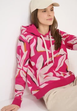 Hoodie met bloemenpatroon
