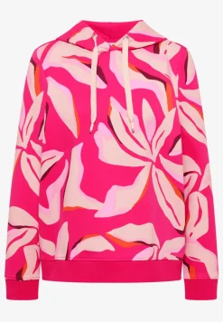 Hoodie met bloemenpatroon