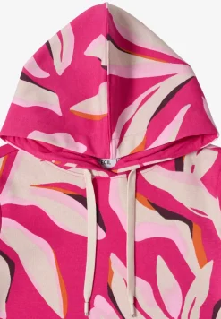 Hoodie met bloemenpatroon