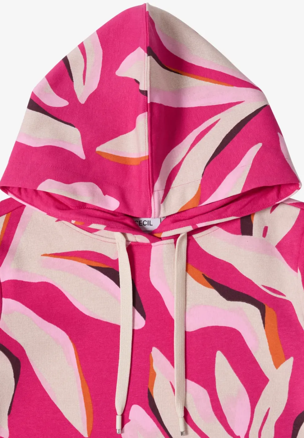 Hoodie met bloemenpatroon
